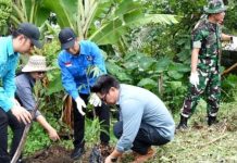 Pj Bupati dan unsur FKPD Barito Utara Tanam Pohon Penghijauan