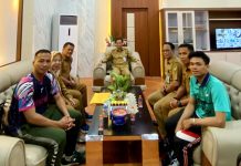 ASN Barut Menuju PORNAS KORPRI di Palembang