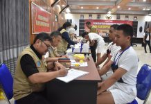 Pemkab Kapus Gelar Tes Urine Bagi Para Peserta Seleksi Calon Paskibra, Wabup Berikan Pesan ini