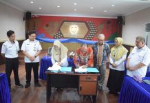 Dislutkan Prov.Kalteng Teken PKS dengan Fakultas Pertanian, Kehutanan, dan Perikanan Universitas Palangka Raya