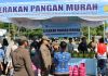 Pemprov Kalteng Gelar Pangan Murah,Hari Jadi Kalteng Diserbu Masyarakat