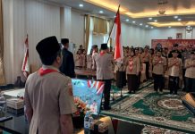 Pengurus Kwarcab Paramuka Barut Resmi Dilantik, Bupati H Shalahuddin Berikan Pesan ini Kepada Pengurus Baru