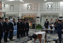Gubernur Kalteng Lantik Delapan Pejabat Pimpinan Tinggi Pratama Sesuai Job Fit dan Lima Pelaksana Tugas