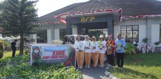 Meriahkan HUT RI ke 81, DWP Kalteng dan Dinas TPHP Kalteng Bagikan Bibit Cabai Secara Gratis