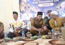Bupati Pulpis Hadiri Safari Maulid Nabi di Desa Tahai Baru