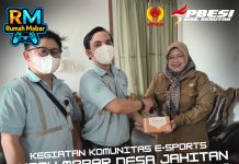 Rumah Mabar Jahitan di Bawah Naungan PBESI Seruyan, Kembangkan E-Sports dan Kepedulian Sosial