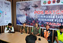 Kalaksa BPBD Seruyan Pimpin Briefing Satgas Karhutla Udara