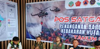 Kalaksa BPBD Seruyan Pimpin Briefing Satgas Karhutla Udara